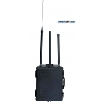  Portable Anti RC Bomb IEDs 1050W 12 Bands 20MHz to 6GHz Jammer up to 500m