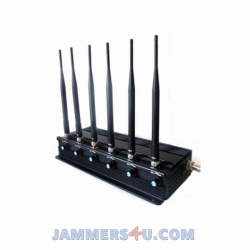 6 Antenna 10W Jammer 5Ghz 2.4Ghz WiFi 11a/b/g/n up to 80m