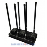 6 Antenna 135W Jammer 3G 4G WiFi up to 150m